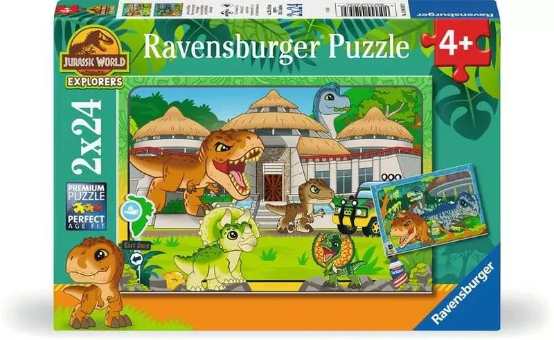 Vivre en terre sauvage, Jurassic World, 2 X 24 pcs