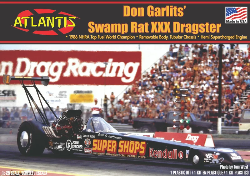 Modèle à coller Don Garlits swamp dragster 1/25