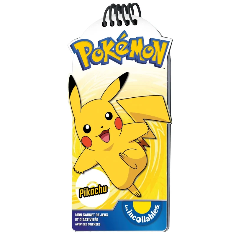 Pokémon Pikachu Carnet créatif Les Incollables