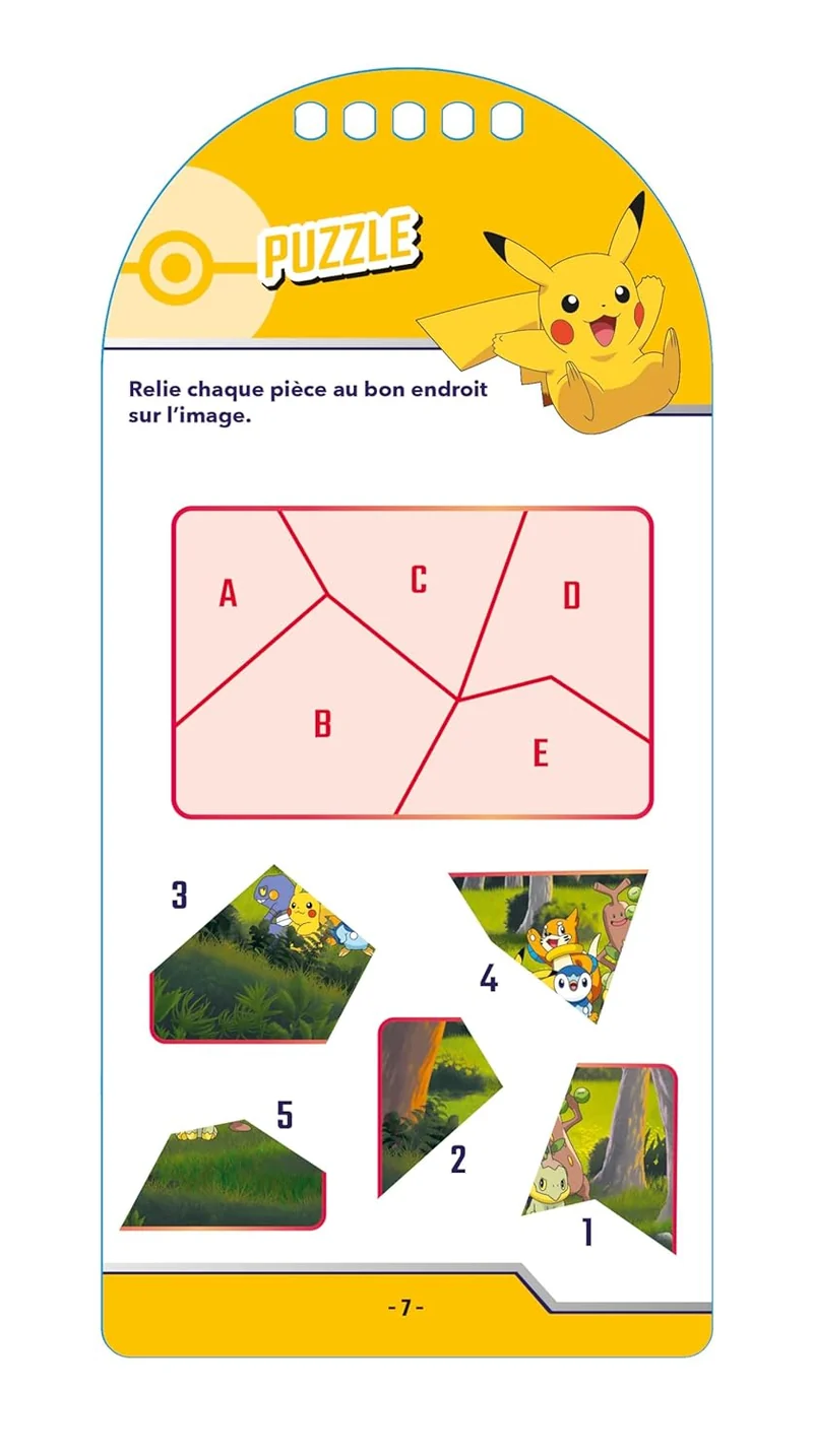 Pokémon Pikachu Carnet créatif Les Incollables