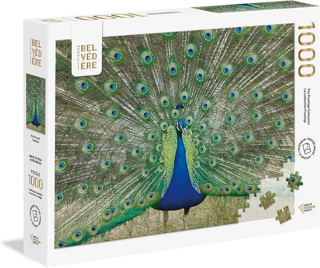 Paon Bleu, 1000 pièces