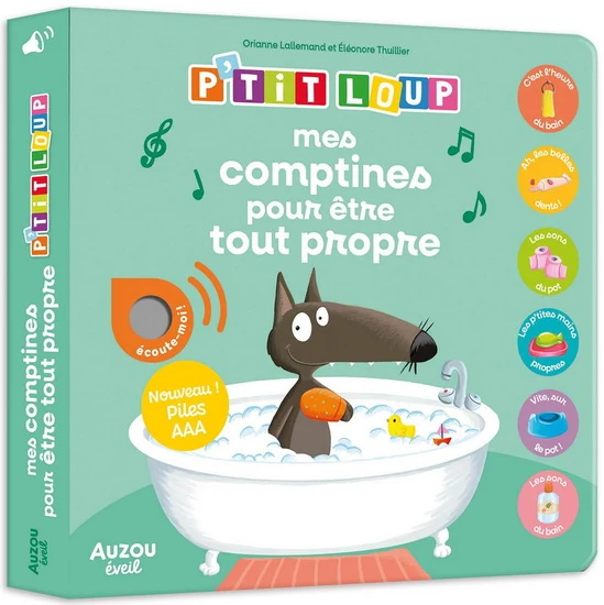 P'tit Loup Mes comptines pour être propre