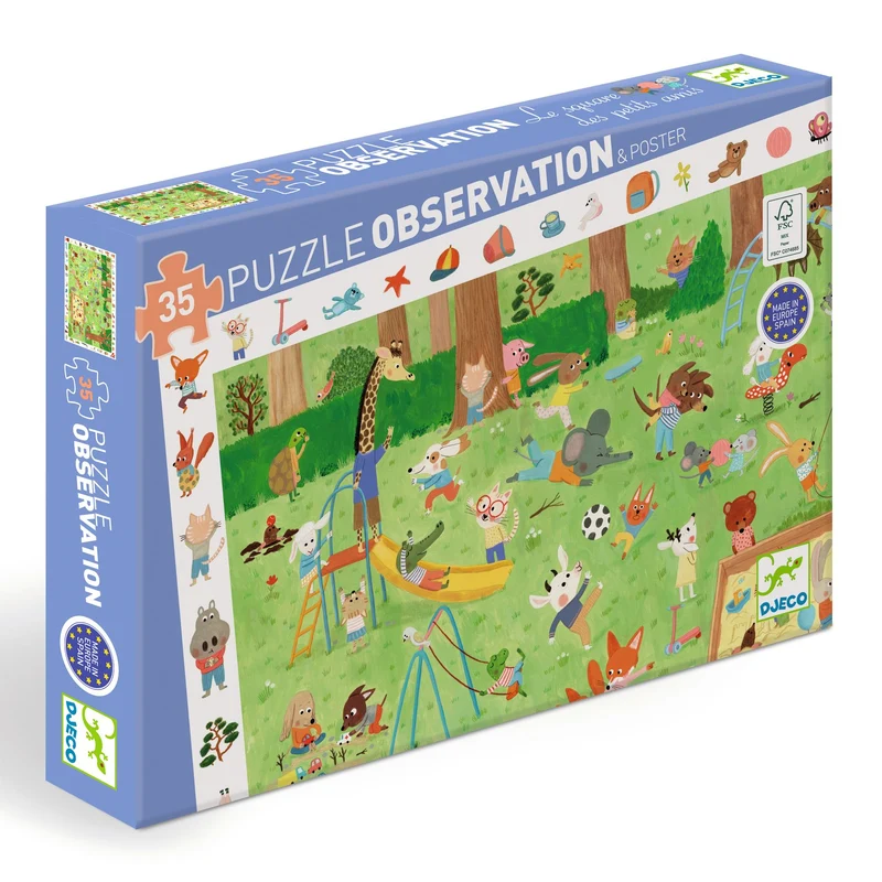 Puzzle observation - Le square des petits amis