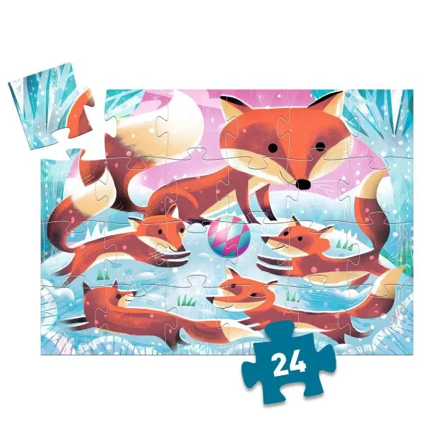Puzzle silhouette -Ginger, petit renard