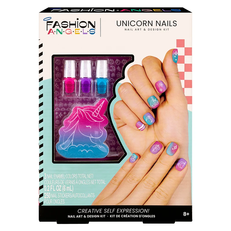 Kit de création d'ongles Licorne