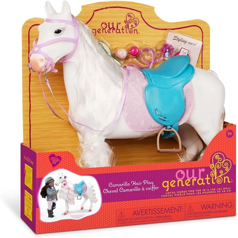 Cheval Camarillo cheveux à coiffer