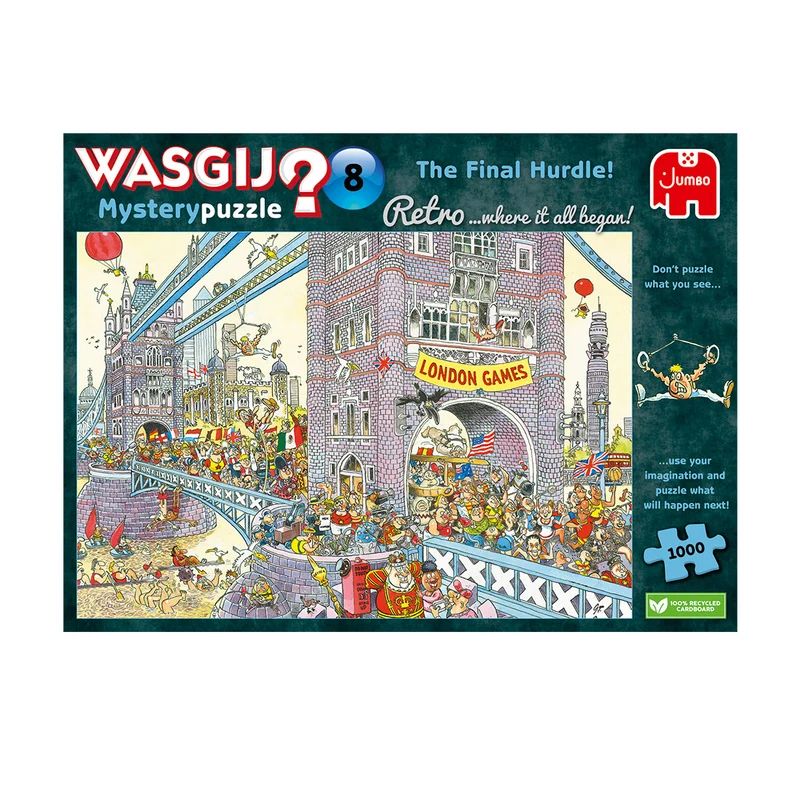 Wasgij Retro Mystery 8 Le dernier obstacle, 1000