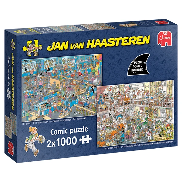 JVH Magasin de brico, 2X1000 pièces