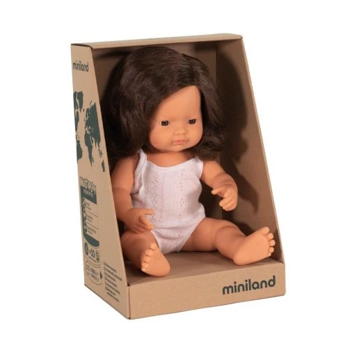 Poupée fille cheveux bruns