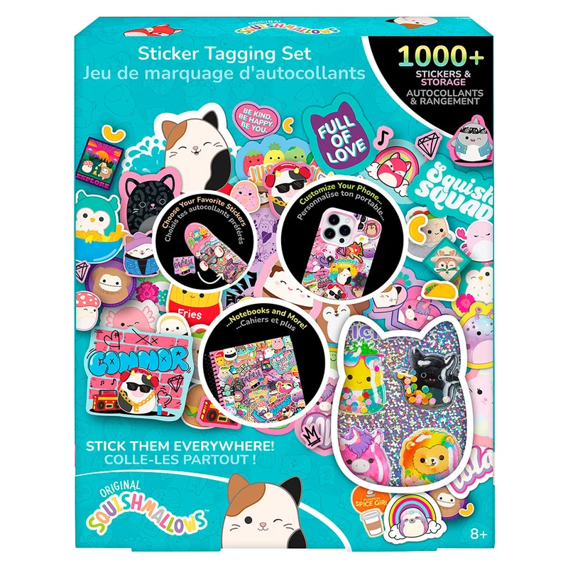 Squishmallows - Autocollants ensemble de graffitis