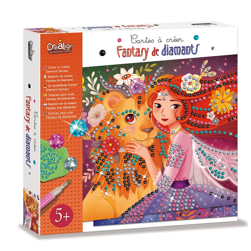 Cartes à créer - Fantasy de diamants