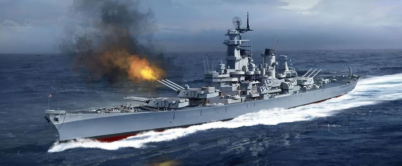 Modèle à coller USS Missouri BB-63-Academy 1/400