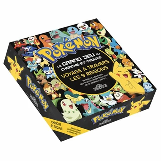 Pokémon 9 régions Grand jeu du cherche et trouve