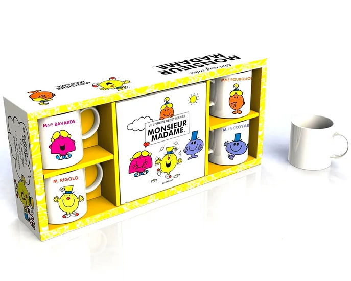 Coffret Le livre de recettes des Monsieur Madame