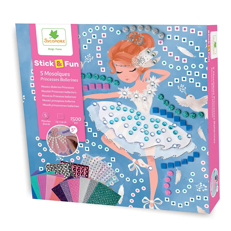 Grand modèle 5 Mosaïques princesse ballerine