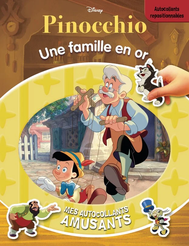 Pinocchio Une famille en or Autocollants