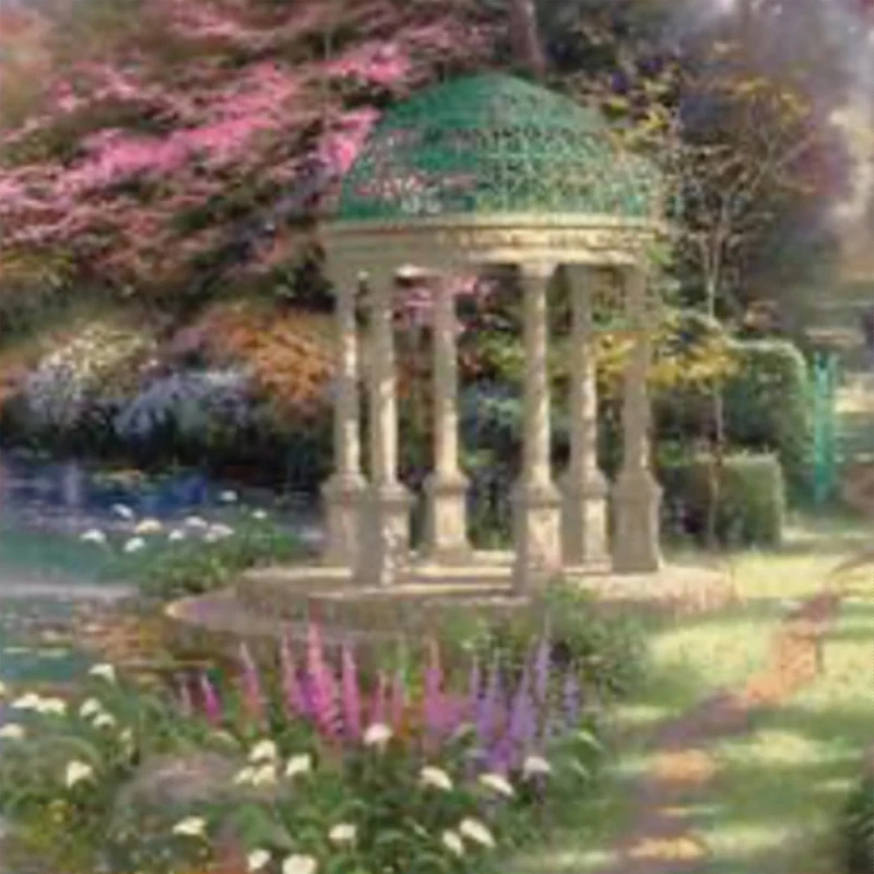 Peinture à numéro Le jardin des prières (Kinkade)