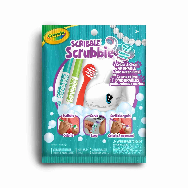 Scribble Scrubbie - Animaux de l'océan assortis
