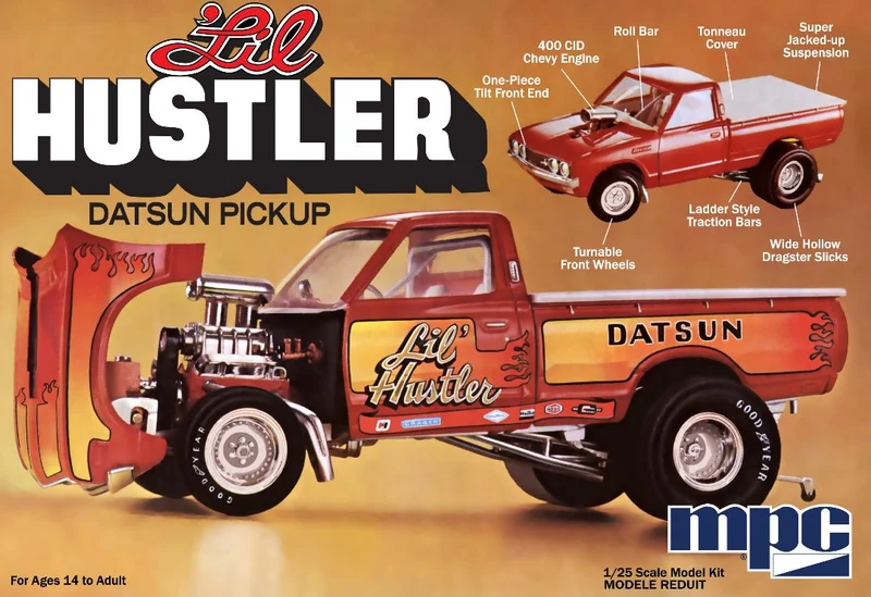 Modèle à coller 75 datsun pickup lil hustler 1/25