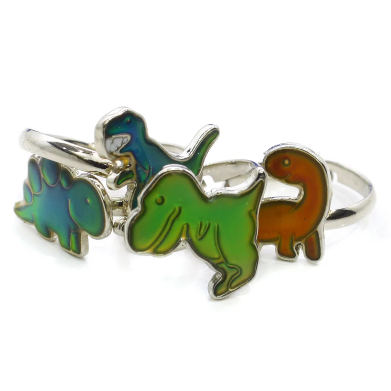 Bague d'humeur dinosaure (assorti)