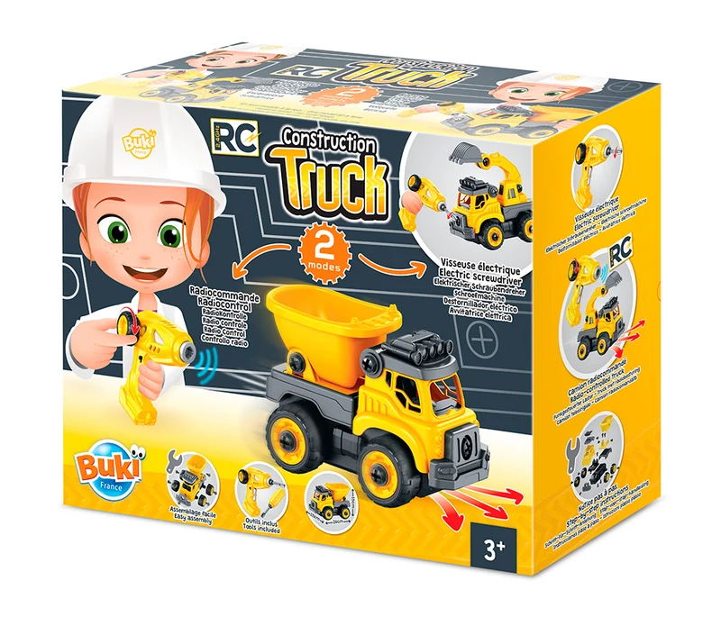 Buki France - Téléguidé Camion construction 2-en-1