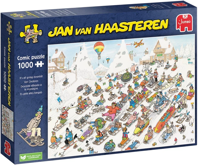 JVH Descentes effrénées à la montagne, 1000 pièces