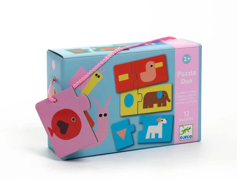 Puzzle Duo - Animaux et formes
