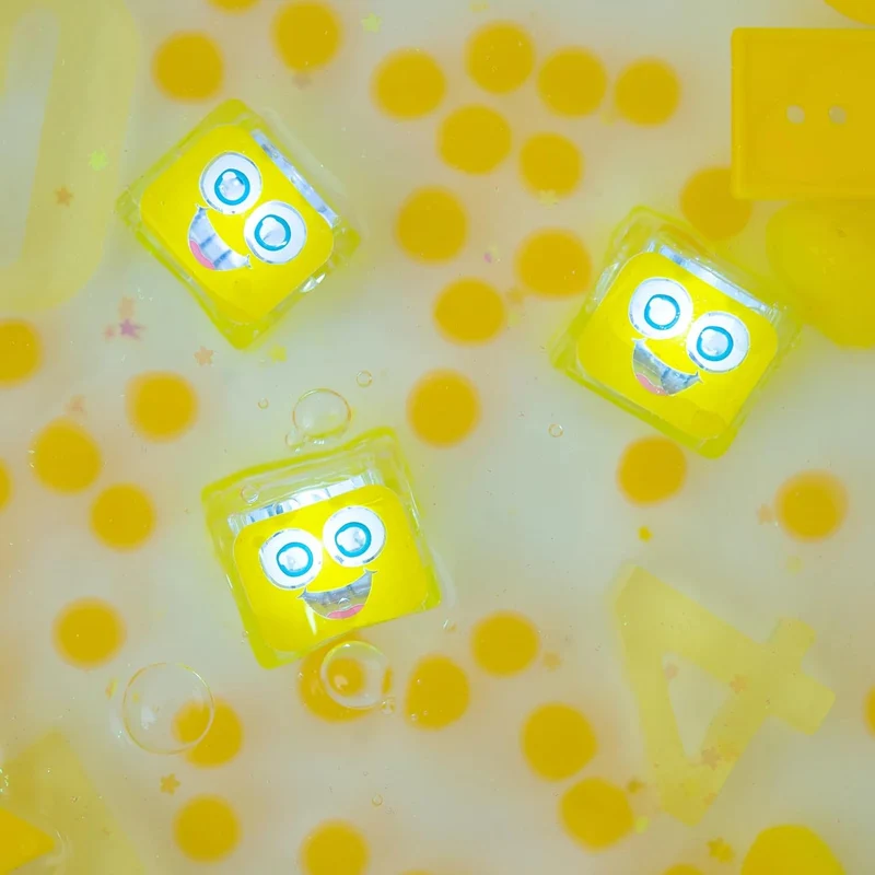 Alex - Cubes lumineux Glo Pals jaunes