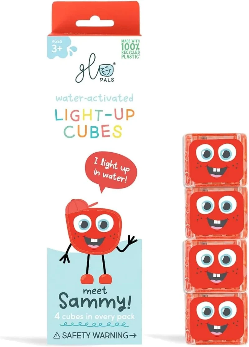 Samy - Cubes lumineux Glo Pals rouges