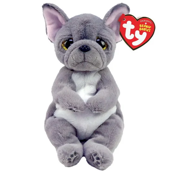 Peluche Beanie Bellies Wilfred le chien gris