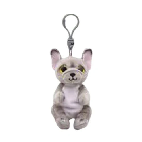 Clip Beanie Bellies Wilfred le chien gris