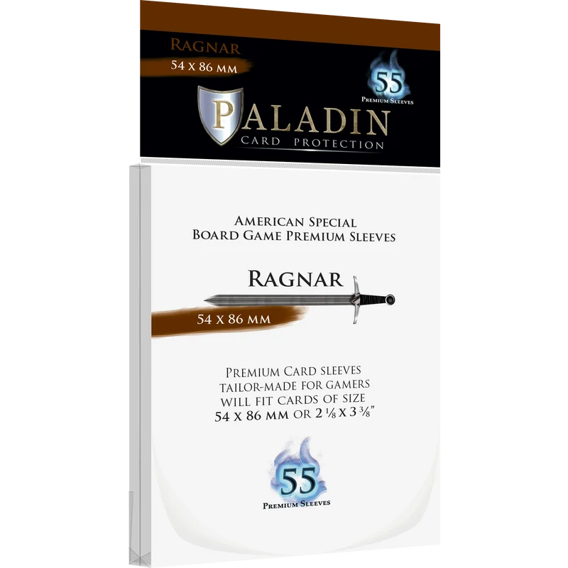 Protecteurs de carte Paladin premium 54mm x 86mm
