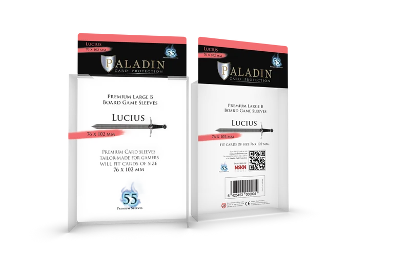Protecteurs de carte Paladin premium 76mm x 102mm