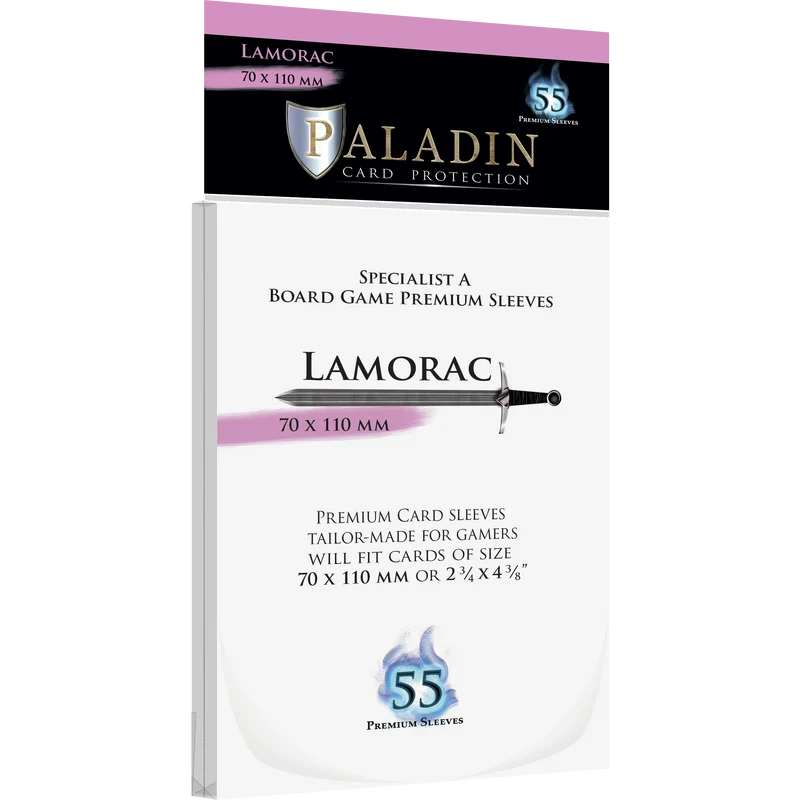 Protecteurs de carte Paladin premium 70mm x 110mm