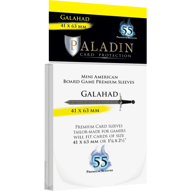 Protecteurs de carte Paladin premium 41mm x 63mm