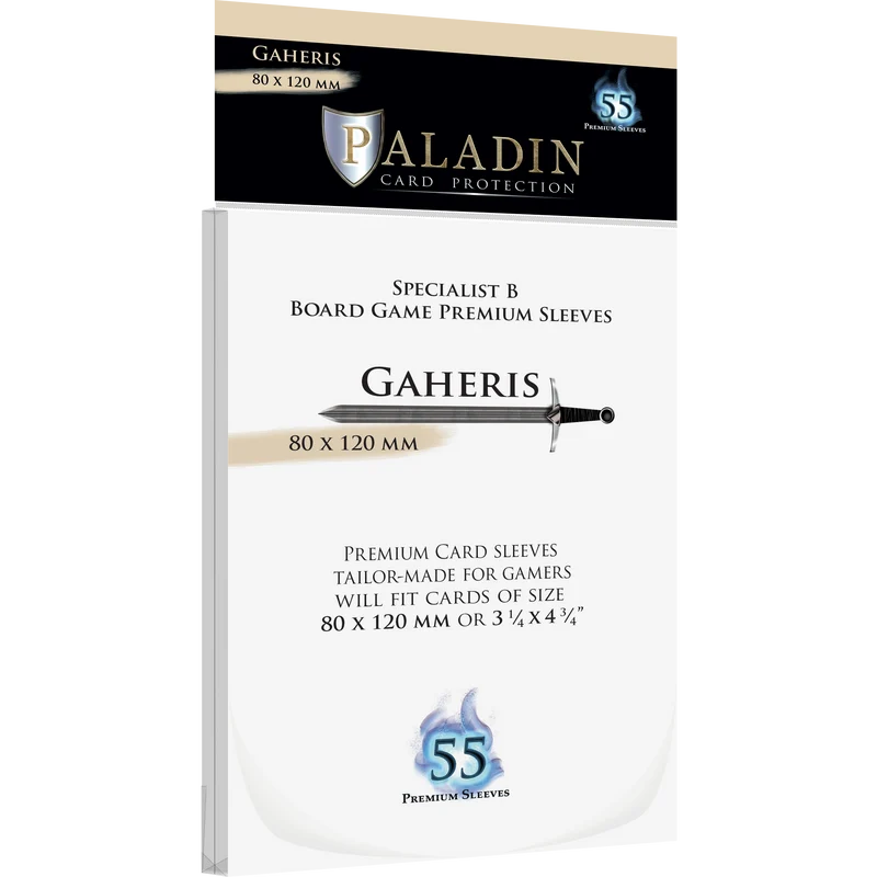 Protecteurs de carte Paladin premium 80mm x 120mm
