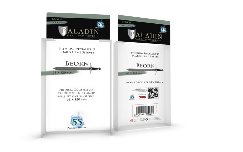 Protecteurs de carte Paladin premium 68mm x 120mm
