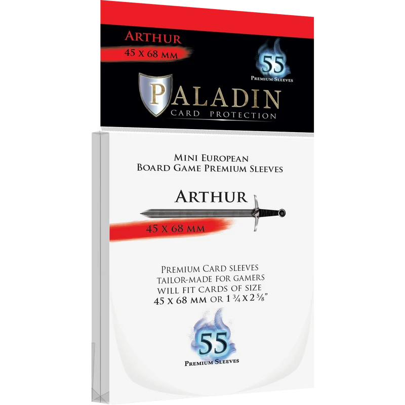 Protecteurs de carte Paladin premium 45mm x 68mm