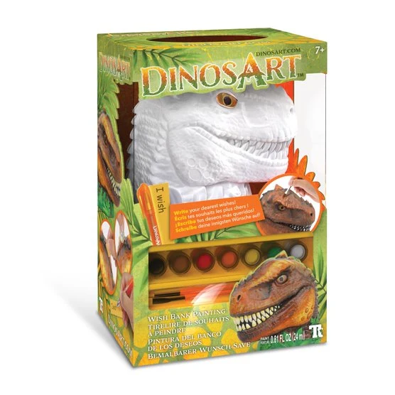 Tirelire Dinosart à peindre