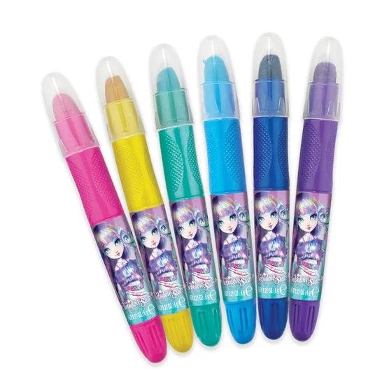 Crayons à craies scintillantes pour cheveux