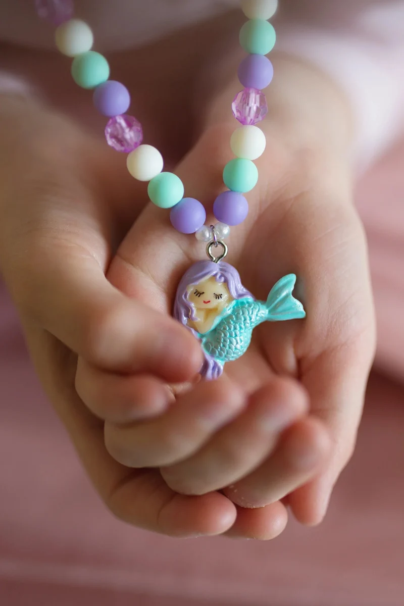 Collier sirène mat, assortis