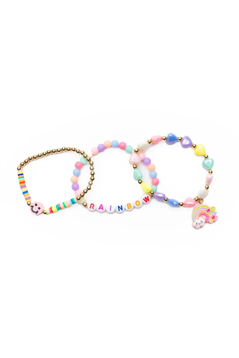 Bracelets Rainbow Smiles 3 pcs