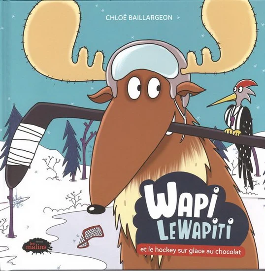 Wapi le wapiti et le hockey sur glace au chocolat