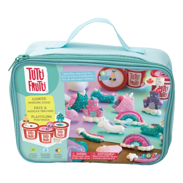 Tutti frutti Licornes sincitillantes avec sac
