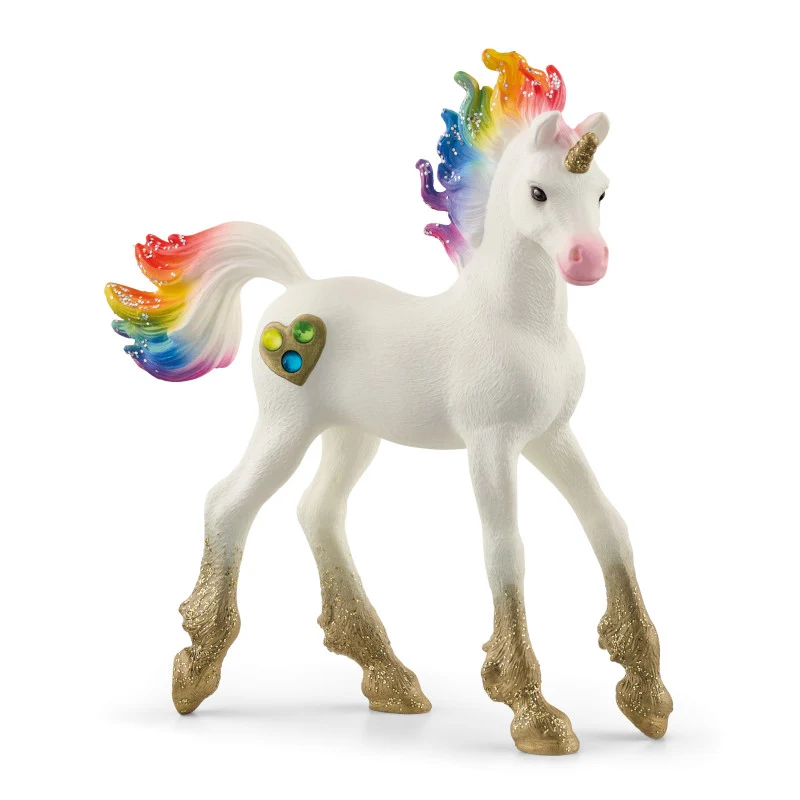 Licorne arc-en-ciel, poulain
