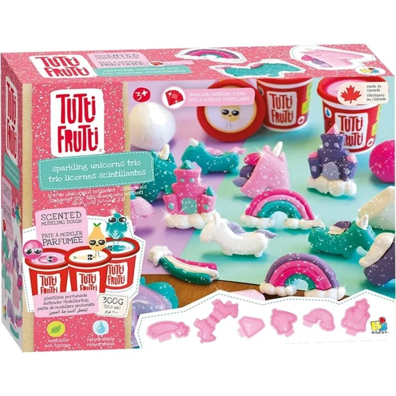 Tutti Frutti Trio licornes scintillantes