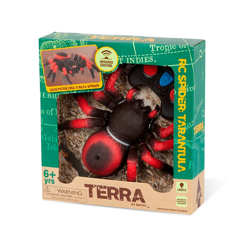 Terra- Tarentule téléguidé rouge