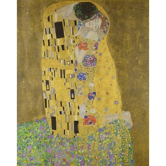 Le baiser Klimt sur cadre