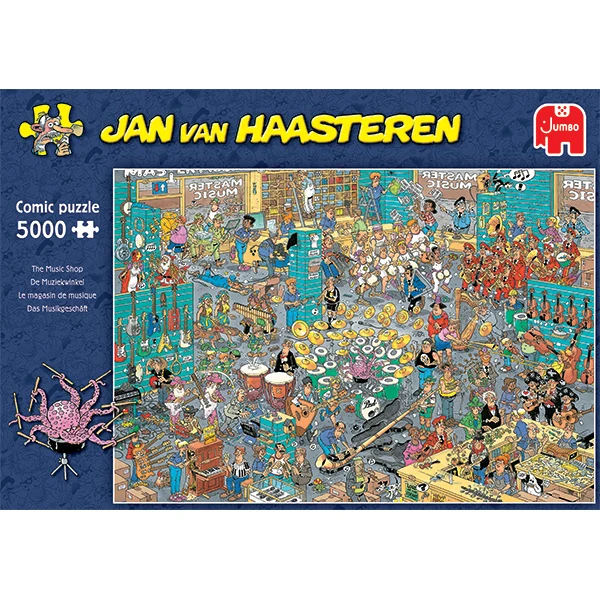 JVH Le magasin de musique, 5000 pièces