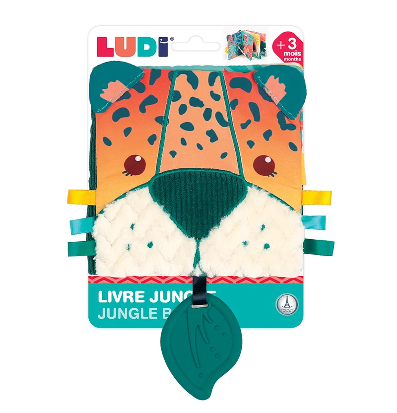 Ludi - Livre de tissu Jungle